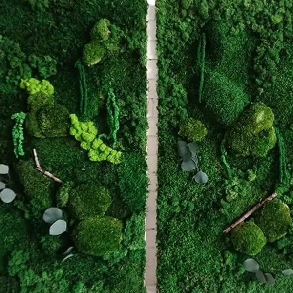 تابلو خزه ای جاودان مدل سه تایی